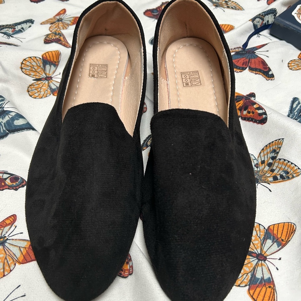 Black Suede Loafers